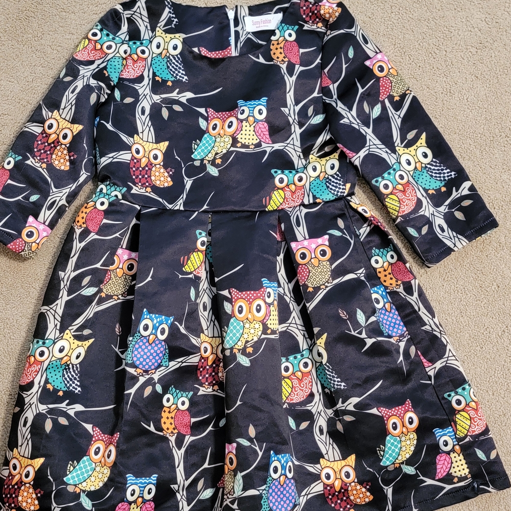 Sunny Fashion Satin Dress/Girls Dress/Size 10